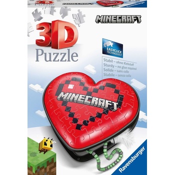 RAVENSBURGER 3D puzzle Srdce Minecraft 54 ks