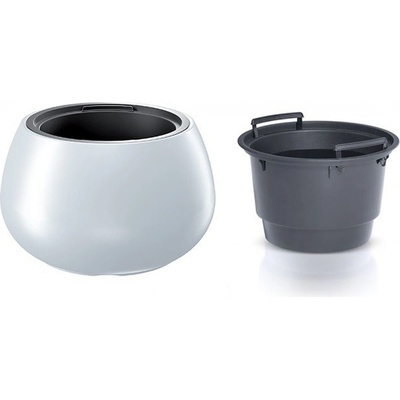 Prosperplast Květináč s vkladem HEOS 43,6 cm bílý