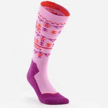 WEDZE Detské lyžiarske ponožky 100 ružové