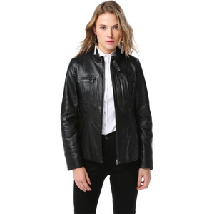 Jacket Club Дамско яке от естествена кожа yb-2043 - Черно #319364 (319364_Черно)