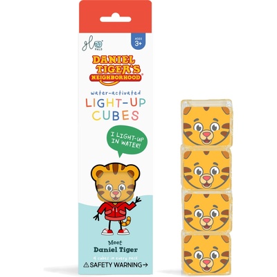 Glo Pals Svietiace kocky do vody Oranžová