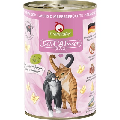 GranataPet DeliCatessen Losos & morské plody 12 x 400 g