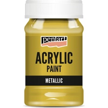 Metalická akrylová farba PENTART 100ml antická zlatá