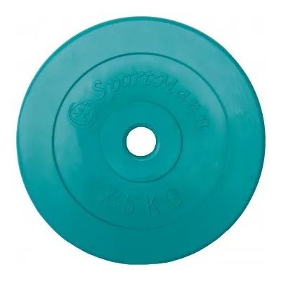 Sportmann Тежест PVC 7.5 кг/31 мм Sportmann, Зелен