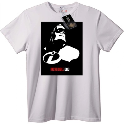 NOONEBRAND Тениска Невероятен Баща - XS, Black