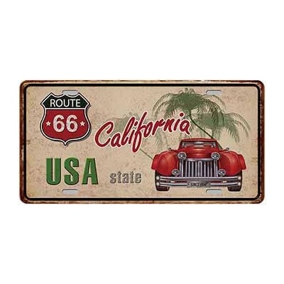 Ceduľa značka Route 66 California USA