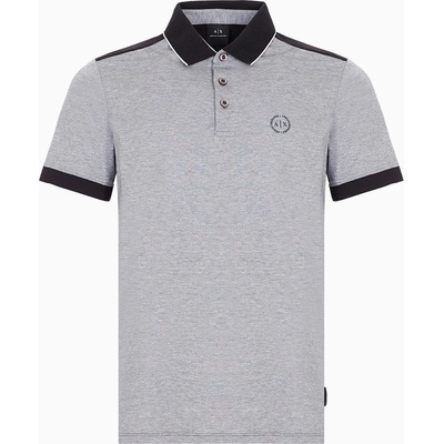 Armani Exchange Блуза с яка Armani Exchange Men's Short Sleeve Polo Shirt - Black 1200