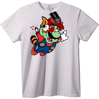 NOONEBRAND Тениска Зомби Mario - XS, Black