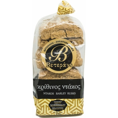 Veteráno krétsky celozrnný chlieb na Dakos Paximadi 500 g