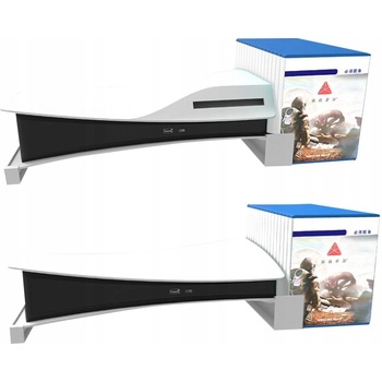 IRIS Horizontální stojan PS5 Slim bílo-šedý