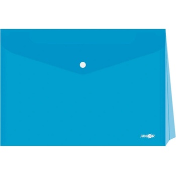 Папка джоб с копче Junior А4 с разш Опушено син (1303548-39-31106B-US-230H)