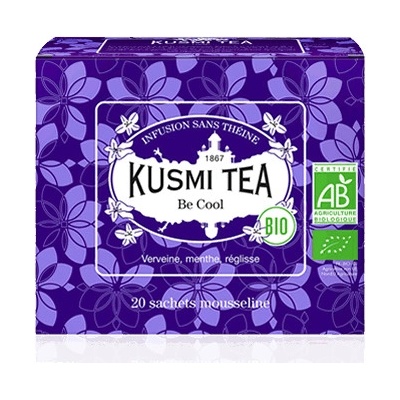 Kusmi Tea Porcovaný bio organický bylinný čaj Be Cool 20 sáčků 40 g