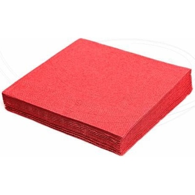 Wimex Obrúsok 1V červený 33x33cm 100ks