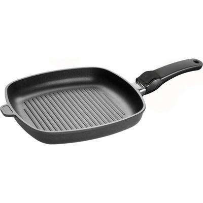 SKK Profesionální titanová grilovací pánev Titanium Durit Indukce odnímatelná ručka 28 x 28 cm