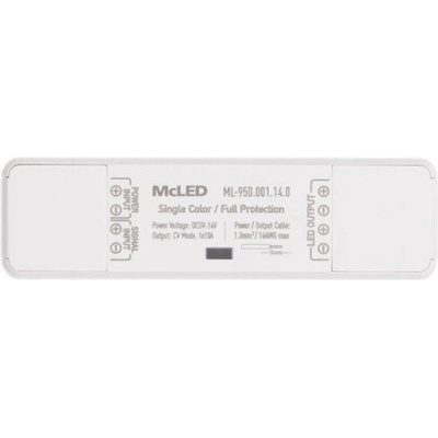 MCLED Zesilovač pro jednobarevné pásky 10A 5-24V ML-950.001.14.0