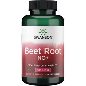 Swanson Beet Root NO+ | with AAKG, L-Citrulline & Beta-Alanine [60 Дъвчащи таблетки]