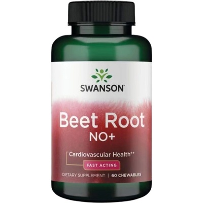 Swanson Beet Root NO+ | with AAKG, L-Citrulline & Beta-Alanine [60 Дъвчащи таблетки]