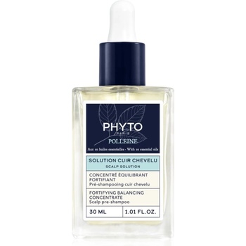 PHYTO Polleine Fortifying Balancing Concentrate грижа за използване преди нанасянето на шампоан за мазна кожа на скалпа 30ml