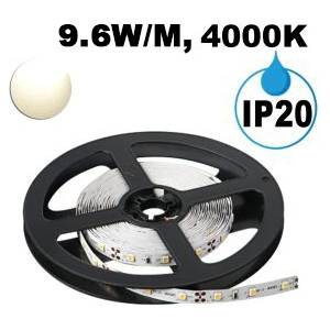 UltraLux Led ЛЕНТА, 9.6w/m, 4000k, 12v dc, smd2835, 120 leds/m (ng2835120nw)