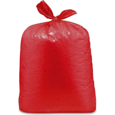 Eobaly.cz Pytel na odpadky (LDPE) 700x1100 mm 38 μm 120 l 25 ks červené