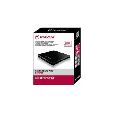 Transcend 8x dvd, slim type, usb, black portable dvd writer black, black, dvd? r/rw, usb 2.0, cd-r, dvd+r, dvd+r dl, dvd+rw, dvd-r, dvd-r