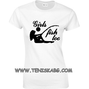 Fruit of the Loom Тениска - Girls fish too