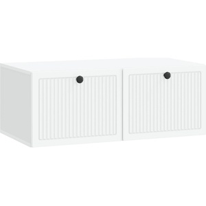 vidaXL Стенно монтиран ТВ шкаф Бяло 78, 5 x 41 x 30 см (898005)