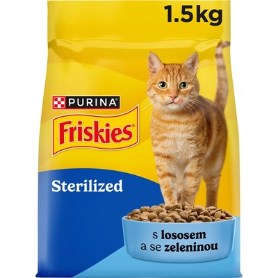 Friskies Sterilized losos tuňák zelenina 1,5 kg – Hledejceny.cz