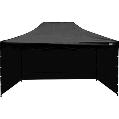 Aga Party nožnicový stánok 3 x 4,5 m čierny