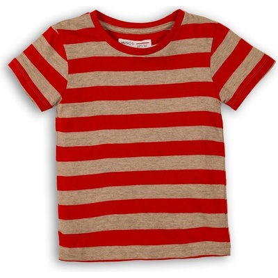 Tričko chlapecké s krátkým rukávem Minoti STRIPE červená