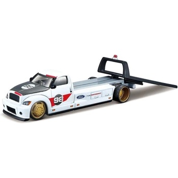 Maisto Flatbed - 2021 Ford GT Heritage Edition, бял, 1: 64