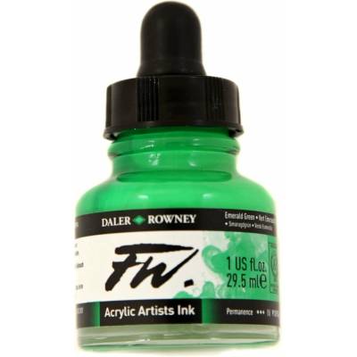 Daler-Rowney FW artist akrylový tuš 29,5 ml emerald green
