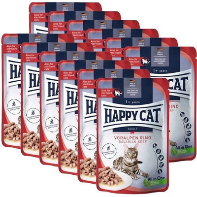 Happy Cat Culinary Voralpen Rind / hovädzie 12 x 85 g