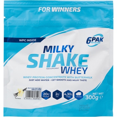 6PAK Milky Shake Whey 300 g