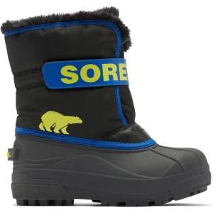 Sorel Детски зимни ботуши Sorel Kid's Little Snow Commander Winter boots - Black / Azul - размер 32 (EU) (702-5766-0115)