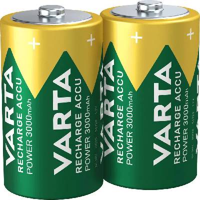 1x2 Rechargeable D Ready2Use NiMH Mono Batteries 3000mAh - Green (Green)