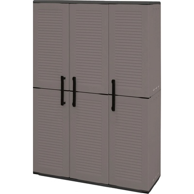 ArtPlast Skriňa LINEA EASY 102 x 37 x 163 cm tmavo sivá