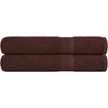vidaXL Кърпи FROGN 2 бр. Кафяви 100x200 см 360 г/м2 (136770)
