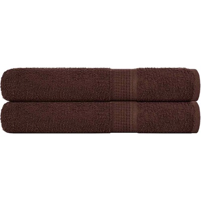 vidaXL Кърпи FROGN 2 бр. Кафяви 100x200 см 360 г/м2 (136770)
