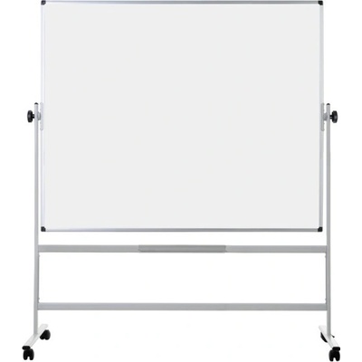 Bi-Office Mobilná otočná obojstranná biela popisovacia tabuľa, magnetická, 1800 x 1200 mm