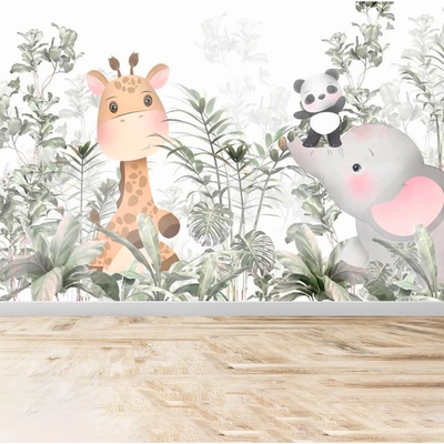 Decono Детски Фототапет Весела Джунгла