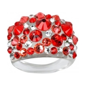 Prsten LEVIEN BY SWAROVSKI Bubble LIGHT SIAM RBB63LSI