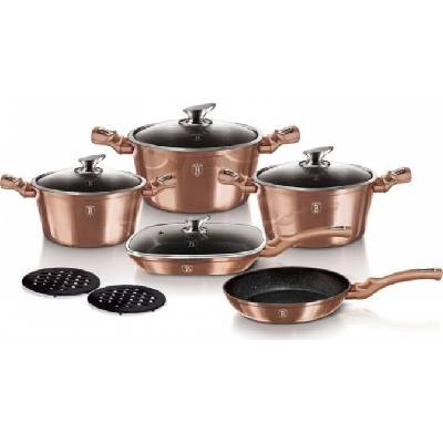 BerlingerHaus BH-6191 Rosegold Metallic Line sada riadu 11 ks