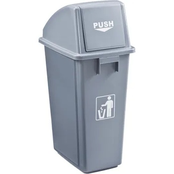 Image 1 of HORECANO GX-001A-Кош с люлеещ капак 58L 47x33xh81cm СИВ (0114150)