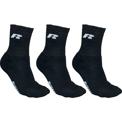 Russell Athletic SOCKS 3PPK Sportovní ponožky černá – Zboží Mobilmania