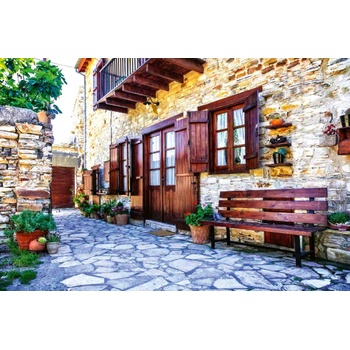 DIMEX ART s. r. o Флизелинов фототапет село лефкара 375 x 250 см