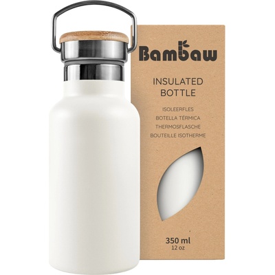 Bambaw Nerezová termoska 350 ml Polar White