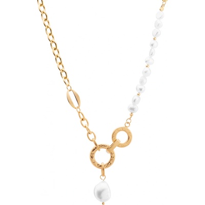 Troli Půvabný ocelový s perlami VBS006S-PET