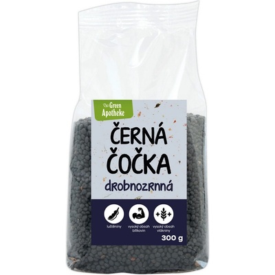 Green Apotheke Čočka černá neloupaná 300 g