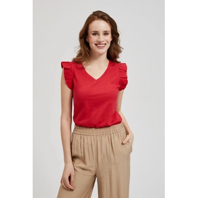 Moodo Червена блуза с воали Moodo | Cherven | ЖЕНИ | XS